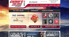 Desktop Screenshot of gwinnstire.com